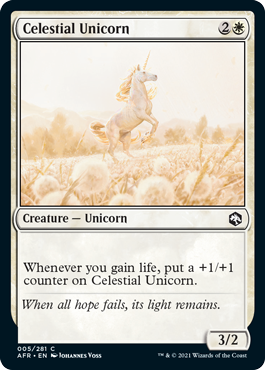 Adventures in the Forgotten Realms 005/281 Celestial Unicorn