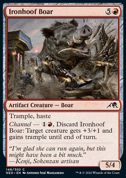 Kamigawa: Neon Dynasty 148/302 Ironhoof Boar (Foil)