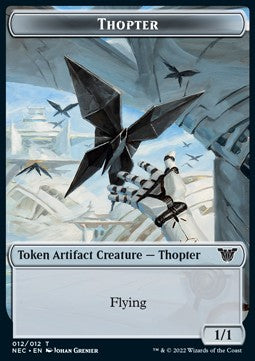 Spirit 002/019 - Thopter 012/012 Kamigawa Neon Dynasty Token