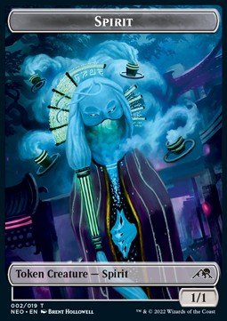 Spirit 002/019 - Phyrexian Germ 003/0112 Kamigawa Neon Dynasty Token