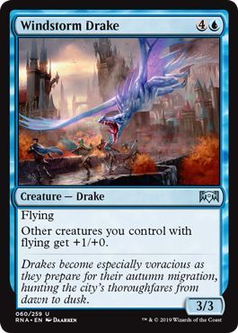 Ravnica Allegiance 060/259 Windstorm Drake