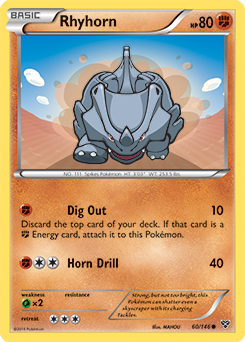 XY Base Set 060/146 Rhyhorn