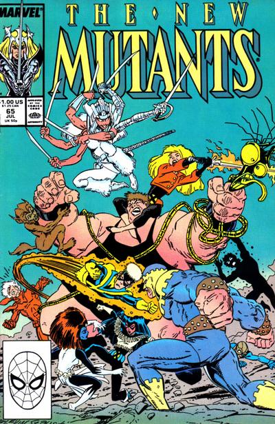 The New Mutants #65 Marvel Comics (1983)