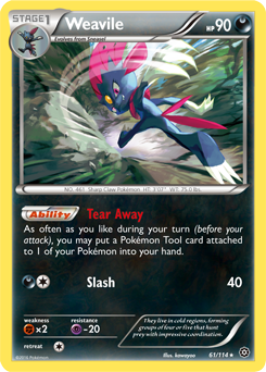 Steam Siege 061/114 Weavile