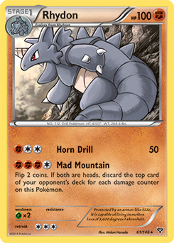 XY Base Set 061/146 Rhydon