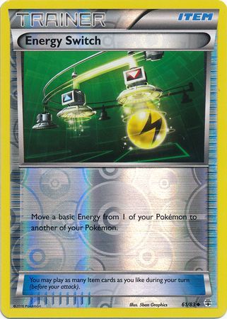 Generations 61/83 Energy Switch (Reverse Holo)