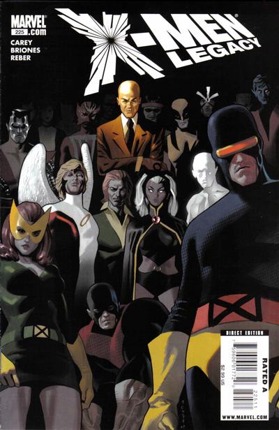 X-men Legacy #225 Marvel comics (2008)