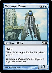 Magic 2014 063/249 Messenger Drake