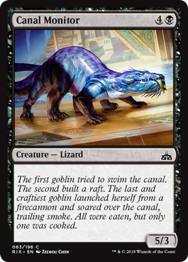 Rivals of Ixalan 063/196 Canal Monitor