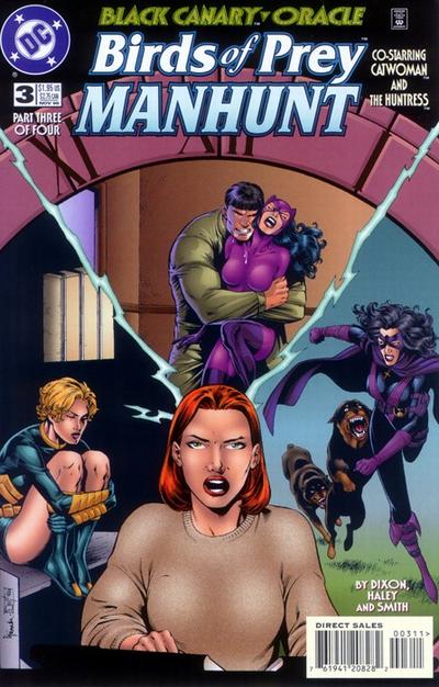 Birds of Prey Manhunt #3 DC Comics (1996)