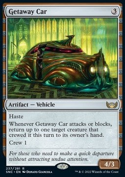 Streets of New Capenna 438 Getaway Car (Extended Art Promo)