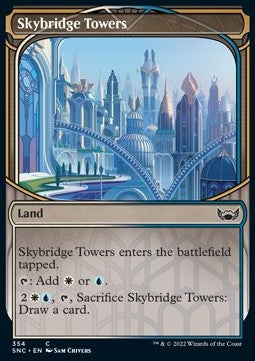 Streets of New Capenna 354 Skybridge Towers (Skyscraper Frame)(Foil)