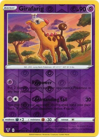 Vivid Voltage 065/185 Girafarig (Reverse Holo)