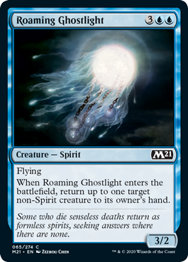 Core Set 2021 065/274 Roaming Ghostlight