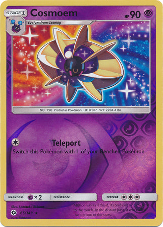 Sun & Moon 065/149 Cosmoem (Reverse Holo)