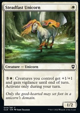 Battle for Baldur's Gate 044/361 Steadfast Unicorn (Foil)