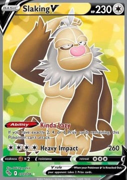 Pokémon GO 077/078 Slaking V (Full Art)