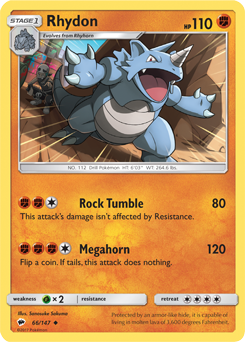 Burning Shadows 066/147 Rhydon