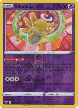 Vivid Voltage 066/185 Shedinja (Reverse Holo)