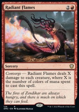 Dominaria United Commander 126 Radiant Flames