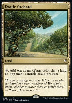 Dominaria United Commander 209 Exotic Orchard