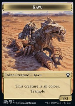 Beast 016/026 - Kavu 012/012 Dominaria United Commander Token