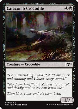 Ravnica Allegiance 067/259 Catacomb Crocodile