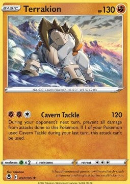 Silver Tempest 097/195 Terrakion (Holo)