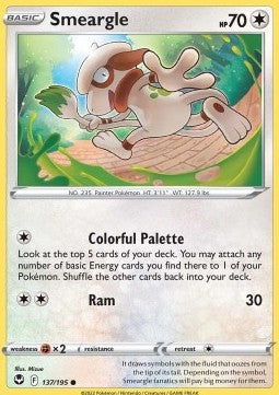 Silver Tempest 137/195 Smeargle