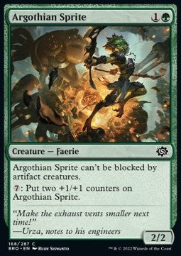 The Brothers' War 168/287 Argothian Sprite (Foil)