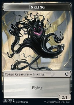 Mishra's Warform 009/013 - Inkling 007/013 Brothers War Commander Token