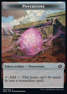 Copy 001/013 - Powerstone 007/012 The Brothers War Commander Token