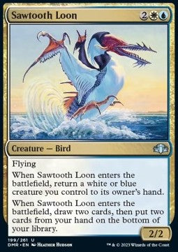 Dominaria Remastered 199/261 Sawtooth Loon