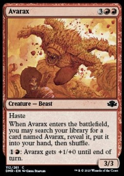 Dominaria Remastered 112/261 Avarax (Foil)