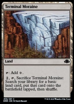 Dominaria Remastered 259/261 Terminal Moraine (Foil)