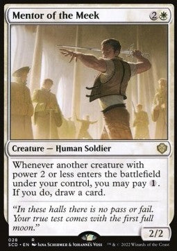 Starter Commander Deck 2022 028 Mentor of the Meek