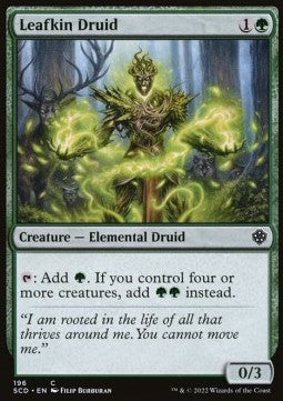 Starter Commander Deck 2022 196 Leafkin Druid