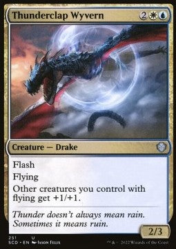 Starter Commander Deck 2022 251 Thunderclap Wyvern