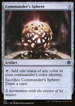 Starter Commander Deck 2022 261 Commander's Sphere