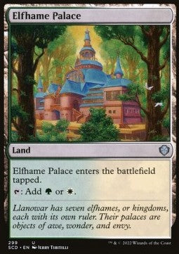 Starter Commander Deck 2022 299 Elfhame Palace