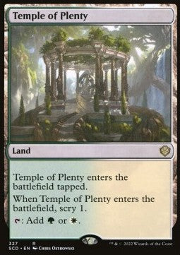 Starter Commander Deck 2022 327 Temple of Plenty