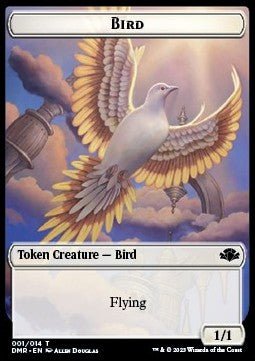 Bird 001/014 Dominaria Remastered Token