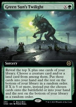 Pyrexia All Will Be One 284/271 Green Sun's Twilight (Buy a Box Promo) (Foil)