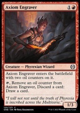 Pyrexia All Will Be One 120/271 Axiom Engraver (Foil)