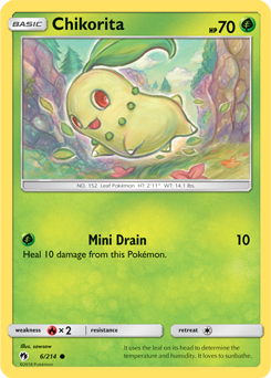 Lost Thunder 006/214 Chikorita (Reverse Holo)