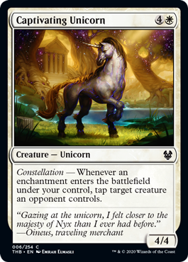 Theros Beyond Death 006/254 Captivating Unicorn