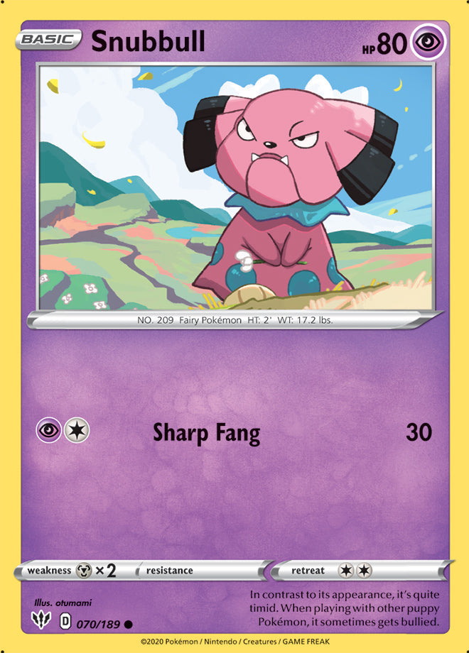 Darkness Ablaze 070/189 Snubbull