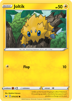 Sword & Shield 070/202 Joltik