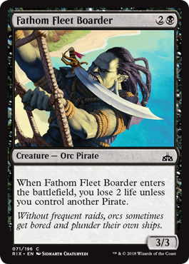 Rivals of Ixalan 071/196 Fathom Fleet Boarder