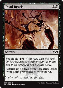 Ravnica Allegiance 071/259 Dead Revels